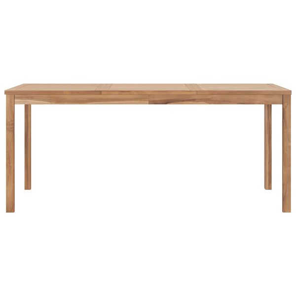 vidaXL Utendørs spisebord 180x90x77 cm heltre teak