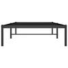 vidaXL Sengeramme svart metall 90x200 cm