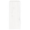 vidaXL Bokhylle/romdeler hvit 60x30x71,5 cm heltre furu