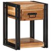 vidaXL Nattbordskap 2 stk. Brun 40 x 35 x 50 cm Solid akasietre