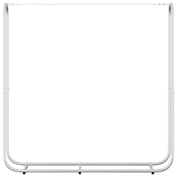 vidaXL Vedstativ 150x25x150 cm Galvanisert st&aring;l