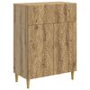 vidaXL Serviesskap Artisan eik 66 x 34,5 x 90 cm Konstruert tre
