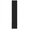 vidaXL Bokhylle svart 70x36x189 cm konstruert tre