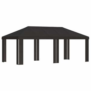 vidaXL Gazebo Deksel 6 x 3 m Antrasitt Polyester 190 gsm