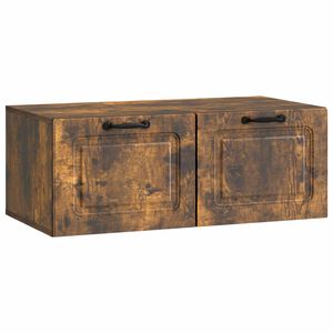 vidaXL Vegghengt TV skap R&oslash;kt Eik 78,5 x 41 x 30 cm Konstruert tre