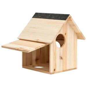 vidaXL Ekornhus heltre gran 26x25x29 cm