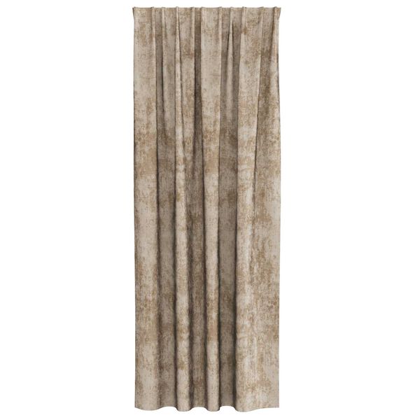 vidaXL Fl&oslash;yel Gardiner 2 pcs champagne 225 x 140 cm Fl&oslash;yel