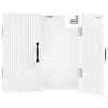 vidaXL Dartbrettskap HOORN Hvit 52,5 x 10,5 x 53,5 cm Konstruert tre