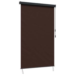 vidaXL Rullegardin Brun 60 x 250 cm Stoff og Aluminium