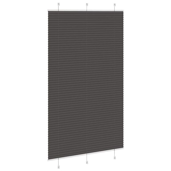 vidaXL pliss&eacute;gardin sort 115x200 cm Stoff Bredde 114,4 cm Polyester
