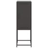 vidaXL Highboard svart 36x39x107 cm stål