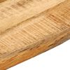 vidaXL Bordplate 40x40x2,5 cm naturlig kant grovt heltre mangotre