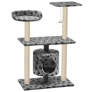 vidaXL Kloretre med klorestolper i sisal 95 cm poteavtrykk gr&aring;