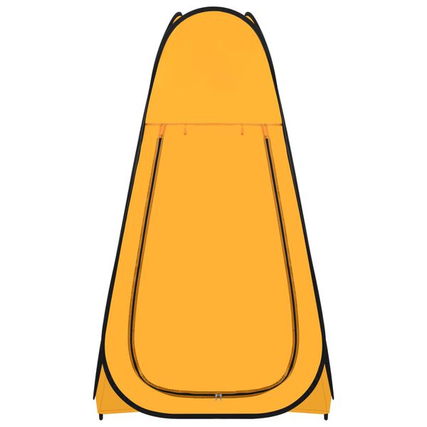 vidaXL Pop-up dusjtelt gul