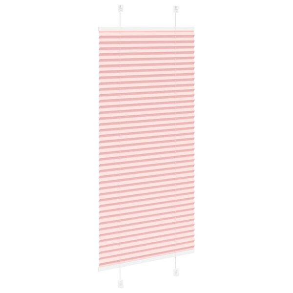 vidaXL plisségardin Rosa 60x100 cm Stoff Bredde 59,4 cm Polyester