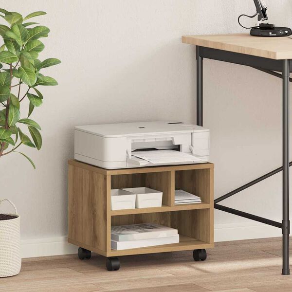 vidaXL Skiverstativ Artisan Eik 41 x 32 x 34,5 cm Konstruert tre