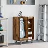 vidaXL Golfskap med hjul Ensfarget Gammelt tre 65 x 45 x 98 cm
