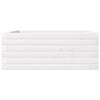 vidaXL Plantekasse hvit 60x60x23 cm heltre furu