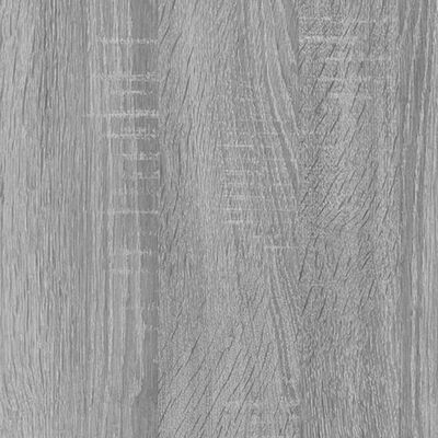 vidaXL Badespeil grå sonoma 60x10,5x37 cm konstruert tre