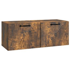 vidaXL Vegghengt TV skap R&oslash;kt Eik 78,5 x 31 x 30 cm Konstruert tre