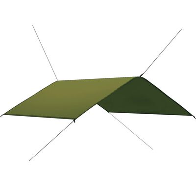 vidaXL Utendørs presenning 4x4 m grønn