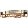 vidaXL Utend&oslash;rs sofa-sett 7 pcs Naturlig Solid akasietre