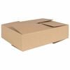 vidaXL Sammenleggbar boks 50 stk. Naturlig 40 x 30 x 10 cm Papp