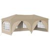 vidaXL Pop-up Festtelt Krem 575 x 288 x 245 cm Oxford Stoff