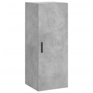 vidaXL Veggskap betonggr&aring; 69,5x34x90 cm