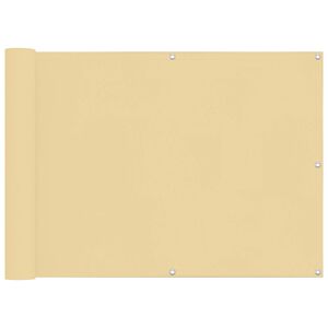 vidaXL Balkong Skjerm 75 x 200 cm PU-belagt oxford alu