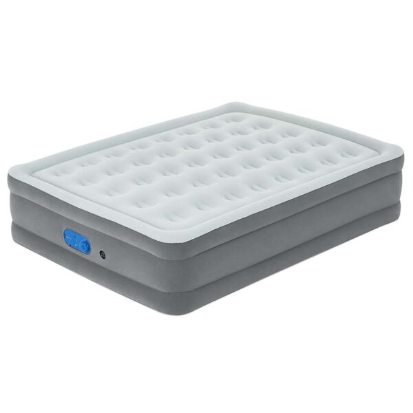 Bestway Luftmadrass AlwayzAire 2 personer 203x152x46 cm grå