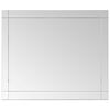 vidaXL Veggspeil 80x60 cm glass