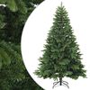vidaXL Kunstig sammensatt juletre gr&oslash;nn 210 cm PVC, PE og st&aring;l