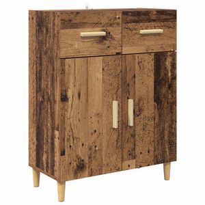 vidaXL Serviesskap Gammelt tre 34 x 69.5 x 89 cm Konstruert tre