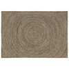 vidaXL Omr&aring;detepper Naturlig og svart 140 x 200 cm Jute