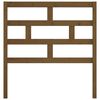 vidaXL Sengegavl honningbrun 81x4x100 cm heltre furu