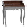 vidaXL Skrivebord heltre mahogni 80x40x92 cm