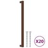 vidaXL Skaph&aring;ndtak 20 stk bronse 320 mm rustfritt st&aring;l