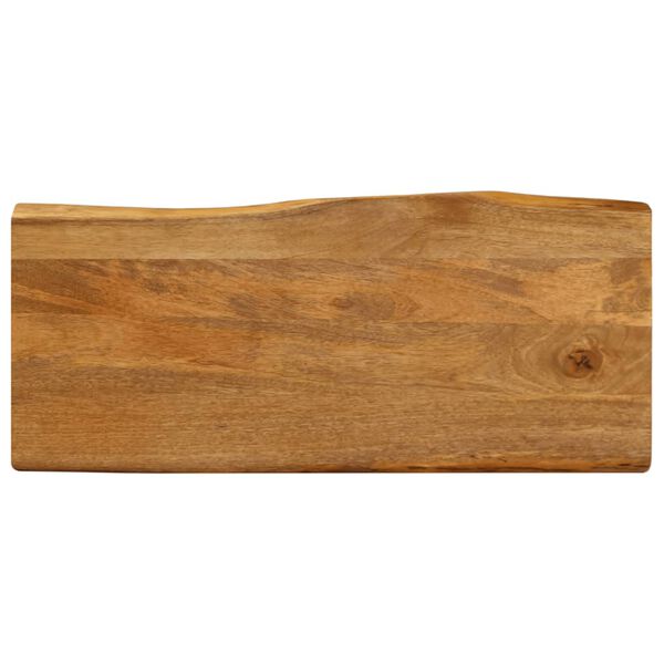 vidaXL Bordplate 100x40x3,8 cm naturlig kant heltre mango