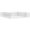vidaXL Gabion h&oslash;ybed galvanisert st&aring;l 100x100x20 cm