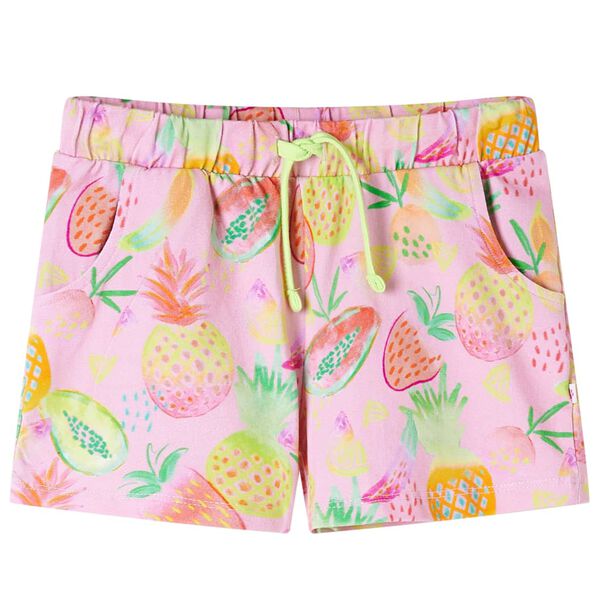 Barneshorts med snor myk rosa 128