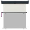 vidaXL Sidemarkise for balkong 170x250 cm kremhvit
