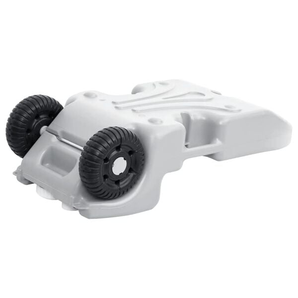 vidaXL Vanntank med hjul for camping 25 L gr&aring;