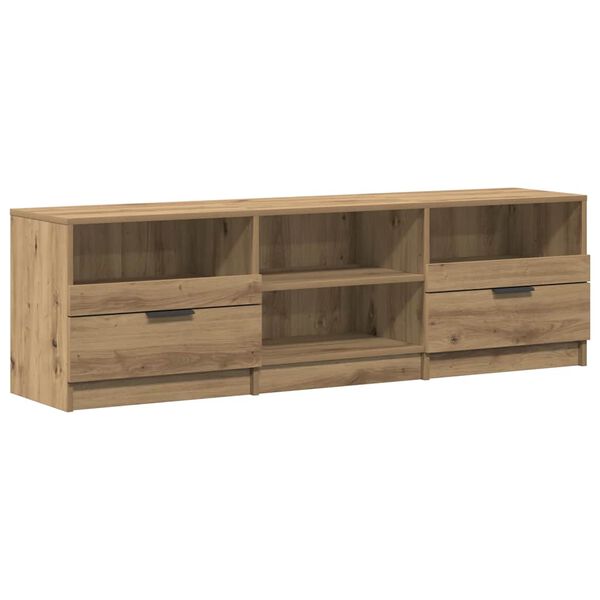 vidaXL TV-benk artisan eik 150x33,5x45 cm konstruert tre
