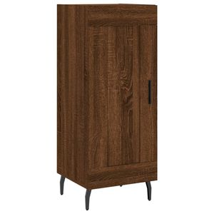 vidaXL Skjenk brun eik 34,5x34x90 cm konstruert tre