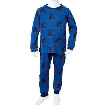 Pyjamas for barn med lange ermer bensin 92