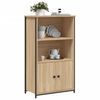 vidaXL Highboard sonoma eik 62x32x103,5 cm konstruert tre