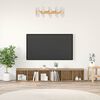 vidaXL TV-benksett 2 pcs Artisan Eik 37 x 35 x 107cm Konstruert tre