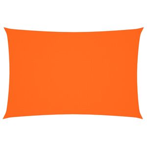 vidaXL Solseil oxfordstoff rektangul&aelig;r 2x4 m oransje