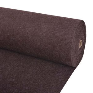 vidaXL Teppe Brun 1,2 x 10 m Polyester